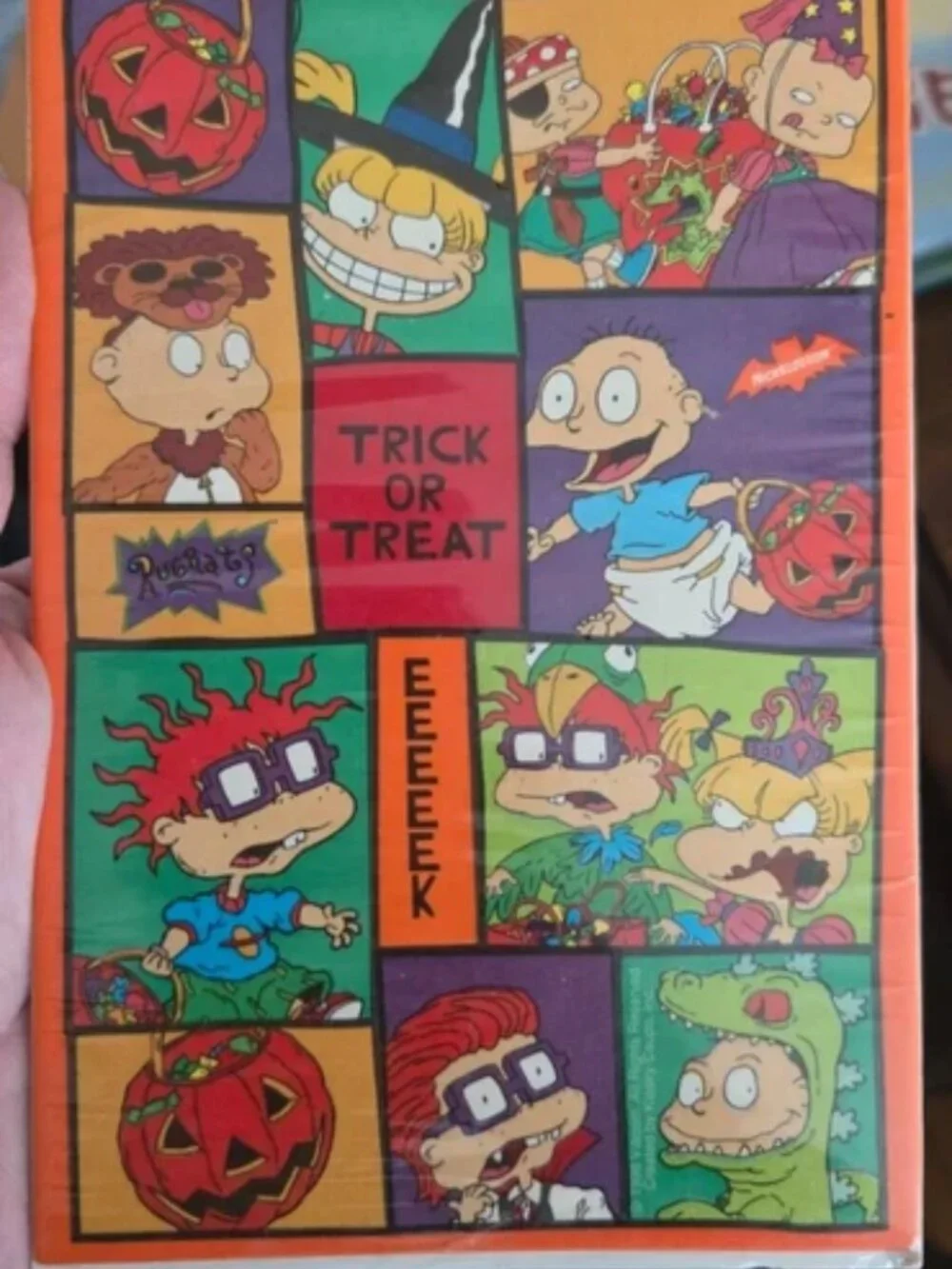 Forget Me Not Vintage Rugrats Halloween Stickers Nickelodeon Sheets 90s Y2K